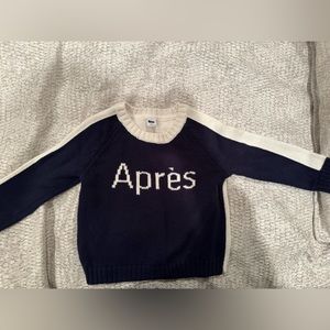 Janie & Jack Apres Sweater 2T